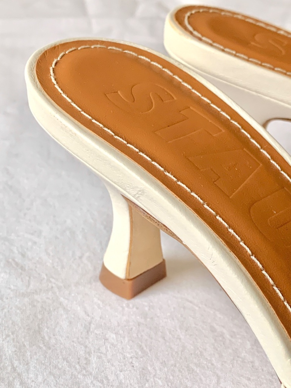 Staud Brigette Leather Heeled Sandals 36 - Picture 9 of 16